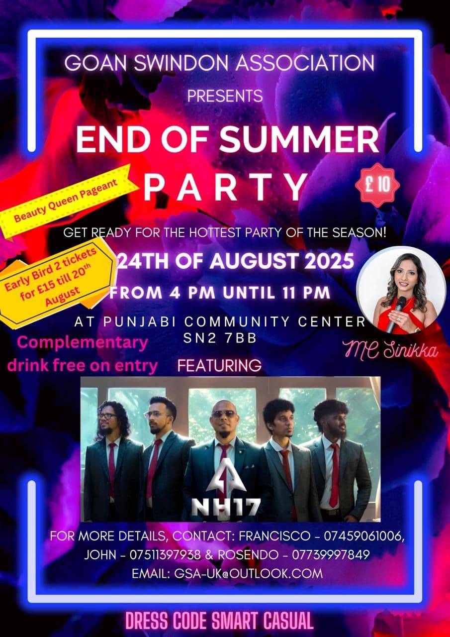 End Of Summer Party 2025 poster